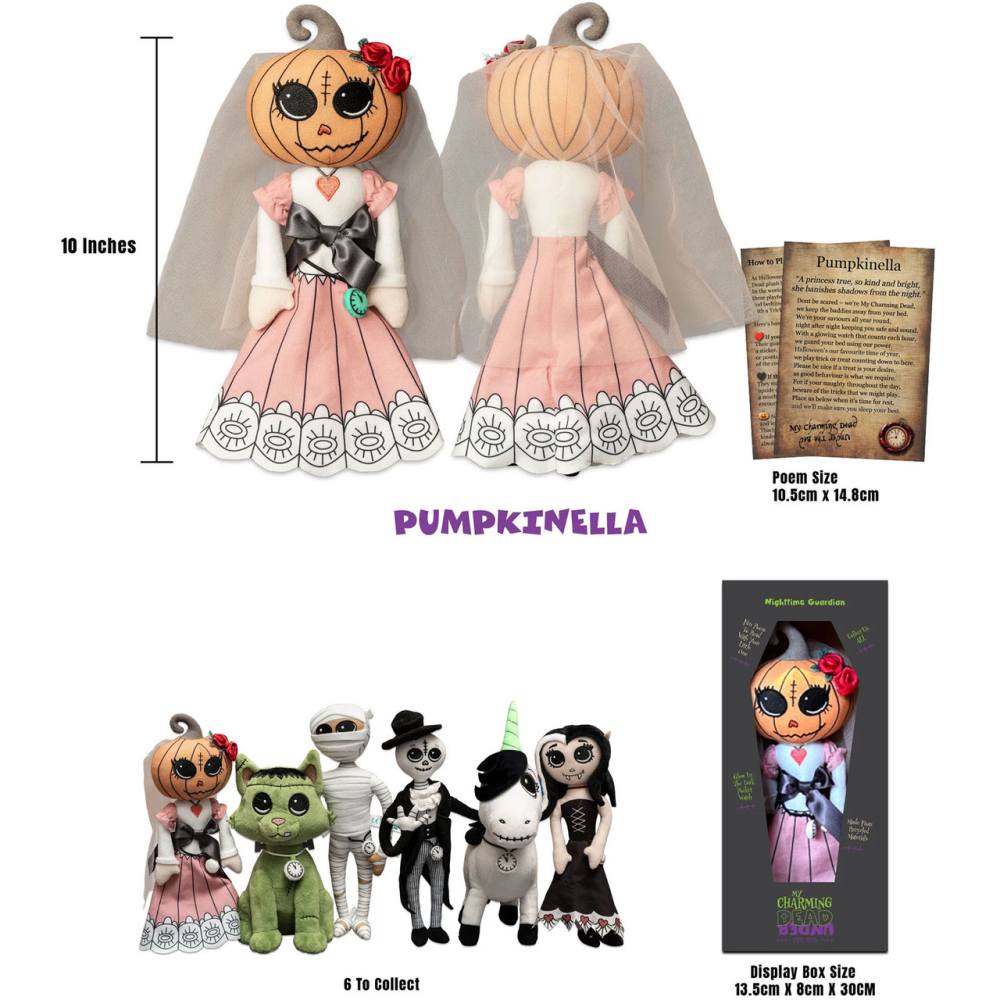 My Charming Dead - Pumpkinella Pluche knuffel - Multicolours